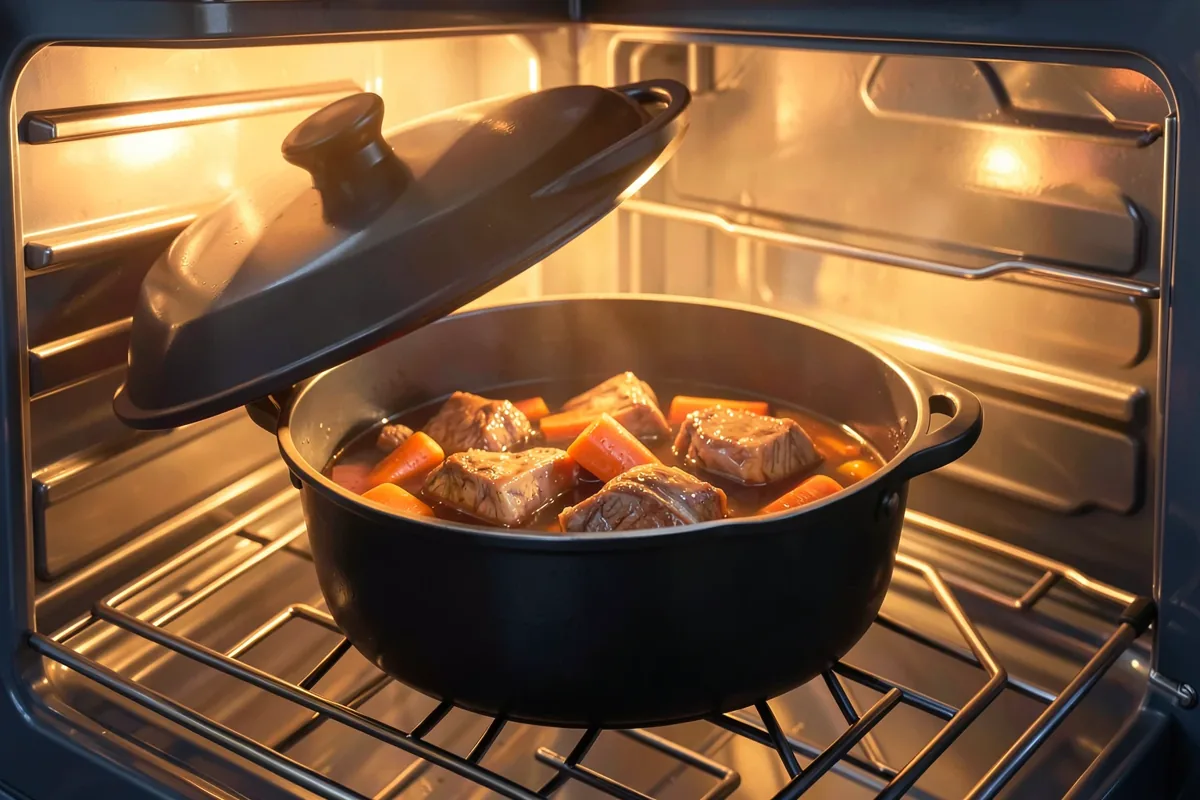 Hầm và ninh mềm thịt gân: chọn miếng, nhiệt 85–95 °C và thời gian