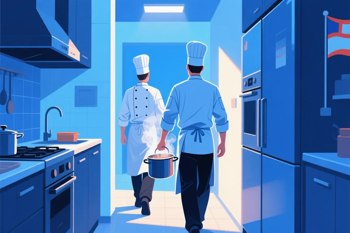 Ngôn ngữ trong bếp: yes chef, all day, fire và tiếng hô an toàn